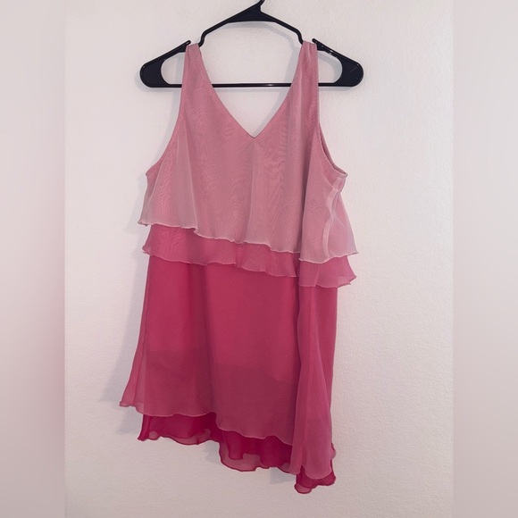 90s Y2k Zoey Beth Pink Flutter Mini Dress - Picture 3 of 9